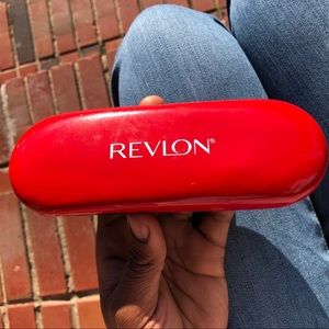 (red & black) Revlon eyeglass case
